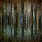 Mierau-Klein (1) Img #1  Abstract Copper and Teal Trees