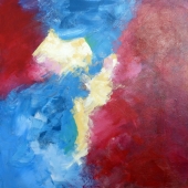 23.   Marti White - “Red Interrupted”