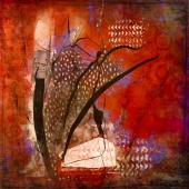 36d.   Barbara Mierau-Klein - “Orange Abstract”