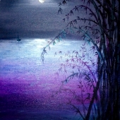 Roypawaskar (2) Img #2  Shades of Violet and The Moon