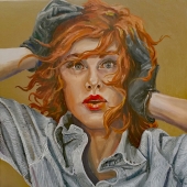 3rd Place - Painting - O'Brien (1) Img #2  Windy Day