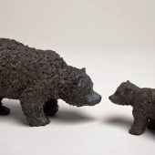 HM - 3D - Zibit (1) Img #1 Brown Bear Mother and Cub