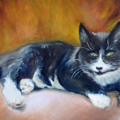 DeNais (1) Img #2  Daisy Our Best Nanny (portrait of the cat)