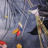 Chris Lyonn - “Secluded Hunter” – www.watercolortutor.com