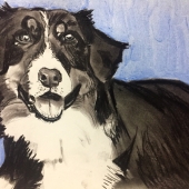 Jenn Martin - “Boo” – www.etsy.com/shop/hollywoodincharcoal