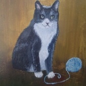 Pat Cabana Silva - “Sylvester” – www.patsilvaartstudio.etsy.com