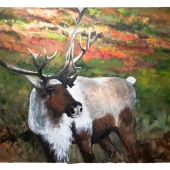 Kaaren Soby - “A Lovely Caribou” – www.artworkarchive.com/profile/kaaren-soby