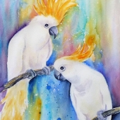 Ilonka Muensterer-Maar - “Cockatoos” –  www.muemaart.de