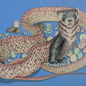 Amanda Adomaitis - “Slither, Squeak, Hiss” – www.amandaadomaitis.com