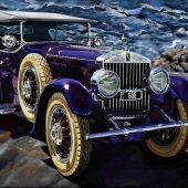 Bobbie Crews – “Fatty, 1919 Pierce Arrow” - www.bobbiecrews.com