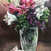 Ivana Okereke - “Crystal Vase with Lilies” – ivana.okereke@gmail.com