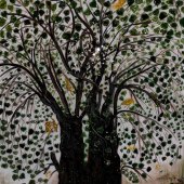 Aruna Mettler - “Linden, Red Fox, & Yellow Birds!” – www.arunadollymettler.com