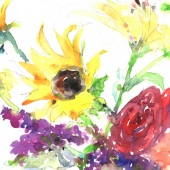 Samuel Dixon - “Bright Wild Flowers I” – www.samdixon.org