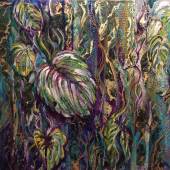 Lupina Poi Haney - “Leaf Tapestry” – artistlupina@gmail.com