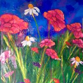 Carol Mackey Andrulevich - “Sing Me a Summer Song” – www.carol-mackey-andrulevich-art.myshopify.com