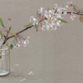 Hon. Mention - Carye VanDerPol Mahoney - “Apple Blossoms” –http://www.etsy.com/ca/shop/CaryeVDPMahoney