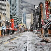 Cher Pruys – “Lonely Looking Street” - www.artbycher.ca
