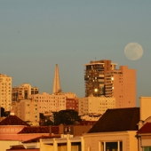 Ammirati (1) Img #2  Full Moon Rising Over North Beach SF