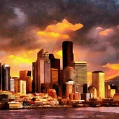 Mink (3) Img #3 Seattke Skyline