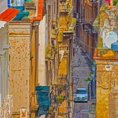 Seymour Holtzman - “Aerial View of a Narrow Trapani Street” – holtzman@bellsouth.net