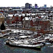 Michael J Duke - “Amsterdam under Snow” – www.mjduke.co.uk/