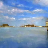Jessi Laurence - “Baltimore Inner Harbor” – www.jlaurenceart.com/