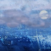 Sharon Eng - “Moon over the City” – www.sharon-eng.pixels.com/
