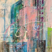 Gina Valenti-Lazarchik - “City on a Hill #2” – www.rvalentifineart.com/