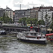 Michael J Duke - “View over the Danube Vienna” – www.mjduke.co.uk/