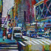 Hon. Mention - Jordan Blake - “Corner of Greenwich” – www.jblakeart.comordan-Blake-“Corner-of-Greenwich”