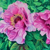 Helen Mitra - “A New Morning in Meiko's Garden” – https://helenmitra.wixsite.com/artist