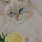 Robin Rudolph - “Siberian Rose” – https://www.instagram.com/robin.rudolph.fineart/