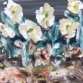 Mary Cassidy- “Petals in the Wind” – www.marycassidyfineart.com/