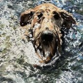 Janet Johnson - “Tori's First Swim” – http://www.jtjohnsonpastels.com/