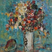 Manuela Moldovan - “White Vase and Pear” – http://www.manuelamoldovan.com/