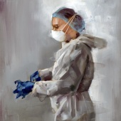 1st Place – Heather Olsen - “Getting Ready to go into Battle” – www.heatherolsenart.com