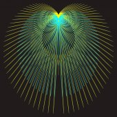 Hon. Mention - Jeb Gaither - “Golden Wings - 1511” – www.artbyai.com