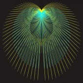 Hon. Mention - Jeb Gaither - “Golden Wings - 1511” – www.artbyai.com