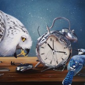 5th Place – Overall - Lillian Anna Blouin - “The Early Bird and the Night Owl” – www.lillianannablouin.com