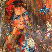 Diana Malivani – “Art de Vivre” - www.gwr-artgallery.com/blue-butterfly