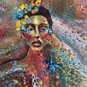 Diana Malivani – “Harmony” - www.gwr-artgallery.com/blue-butterfly