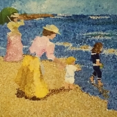 Bullen-Dunbar (1) Img #2  Seurat and Potthast meet on the Beach