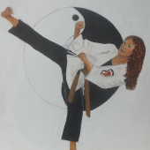 178.-Kristi-Richter-–-“Self-Portrait-Me-and-My-Brown-Belt”