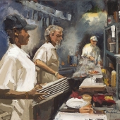 75.-William-Breidenbach-–-“Dinner-Push-at-Piccolos-Restaurant”