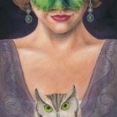 Carye VanDerPol Mahoney – “Masque” – http://www.etsy.com/ca/shop/CaryeVDPMahoney