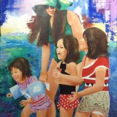 John Hagler – “Kenzie and the Girls at the Beach” – http://www.artsala.com/