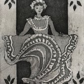 Barbara Rizza Mellin – “Mexican Dancer (female)” – http://www.barbararizzamellin.com/