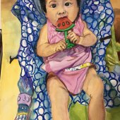 Shu-ya Hsu – “Lovely Baby-My Granddaughter” – Julia628.hsu@gmail.com