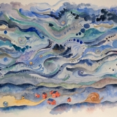 Giovanni (2) Img #1 the red village on a stormy morning