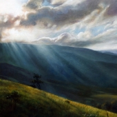 Lim (1) Img #1 Morning Sun Rays at Broga Hill